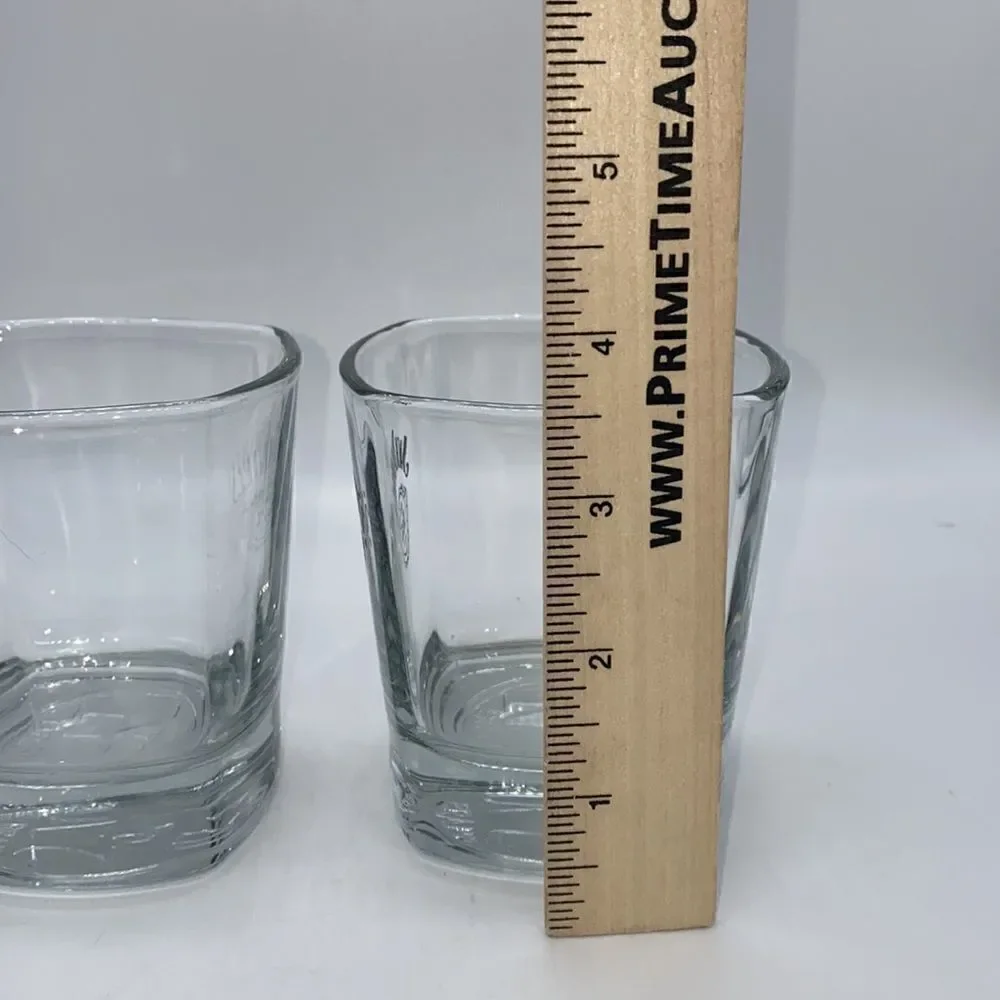 Jack Daniels Glass Whiskey Glasses Set of 2